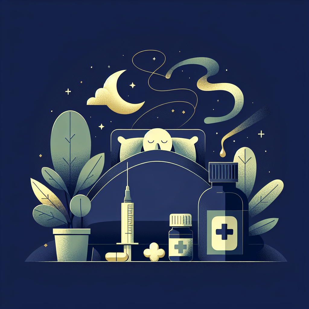 睡眠改善のための生活習慣イラスト