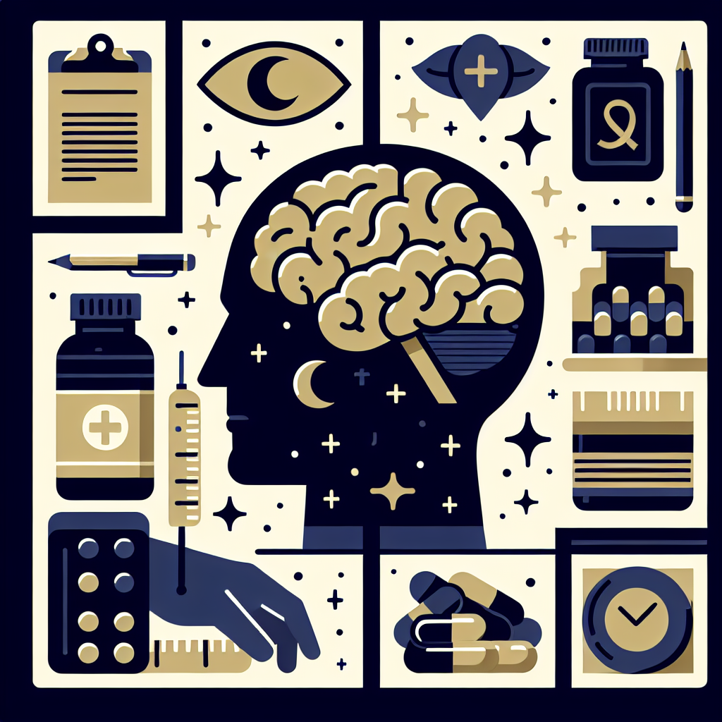 眠れない夜と睡眠栄養の関係を示すイラスト