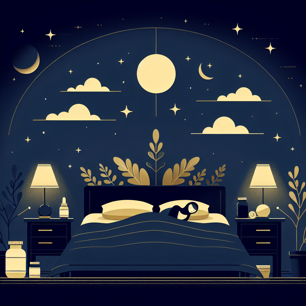 睡眠改善のための生活習慣イラスト