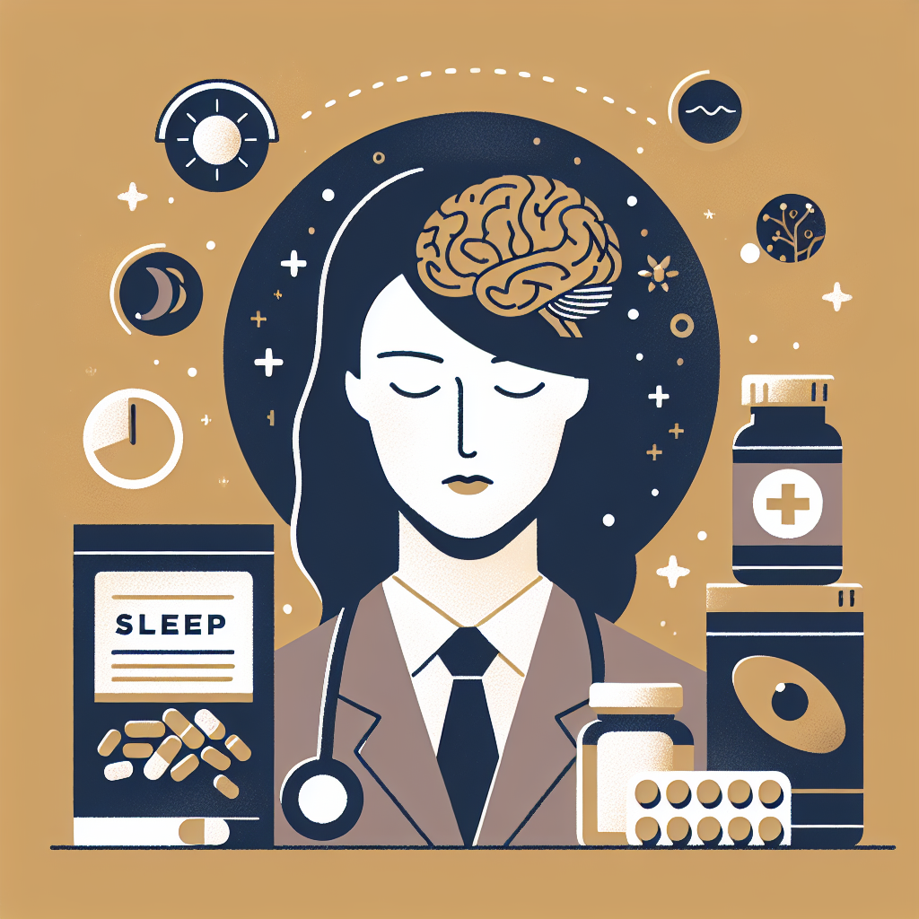 疲れ過ぎて眠れないと睡眠栄養の関係を示すイラスト