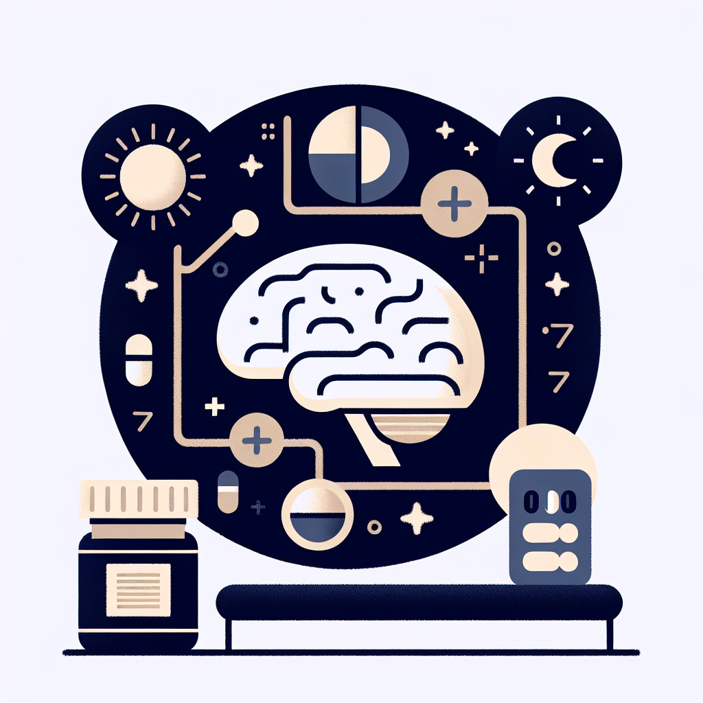 中途覚醒とはと睡眠栄養の関係を示すイラスト