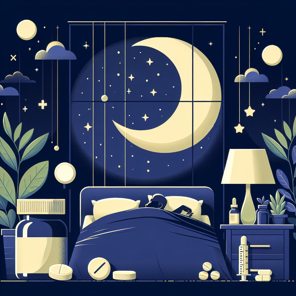 睡眠改善のための生活習慣イラスト