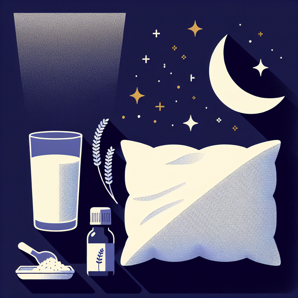 睡眠改善のための生活習慣イラスト